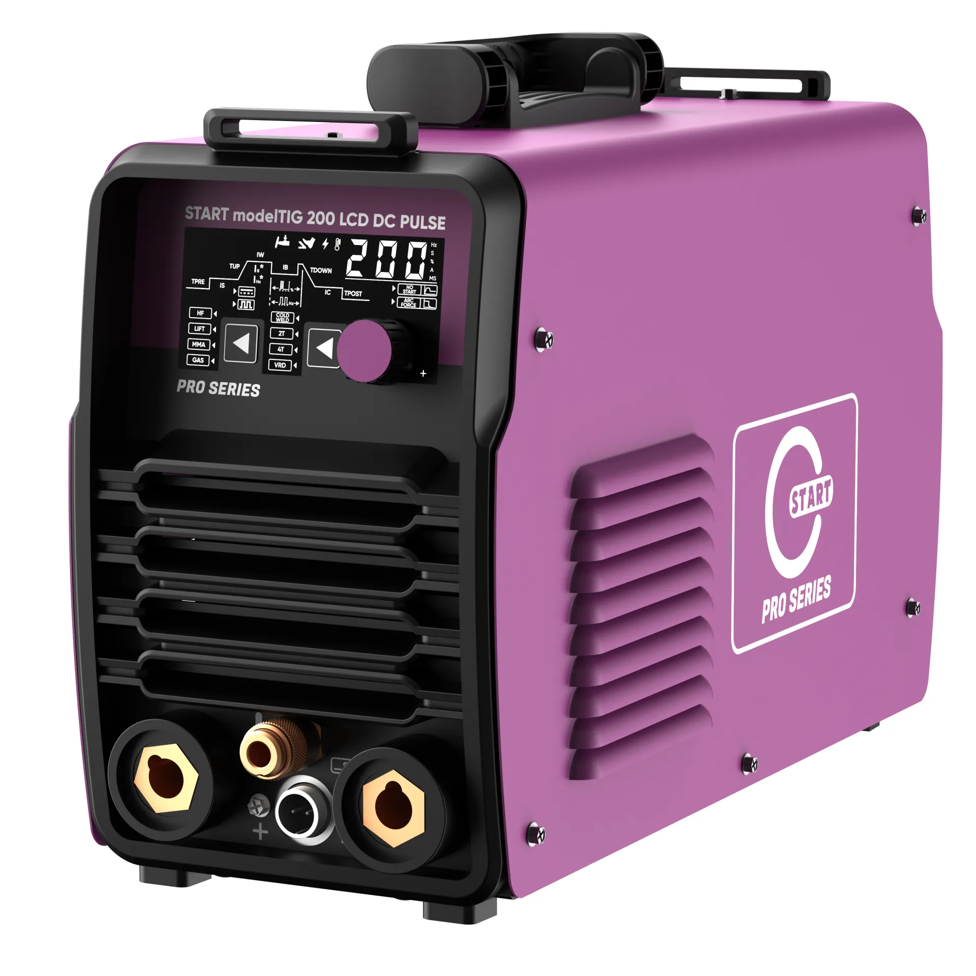 Установка аргонодуговой сварки START modelTIG 200 LCD DC PULSE 3W200PL