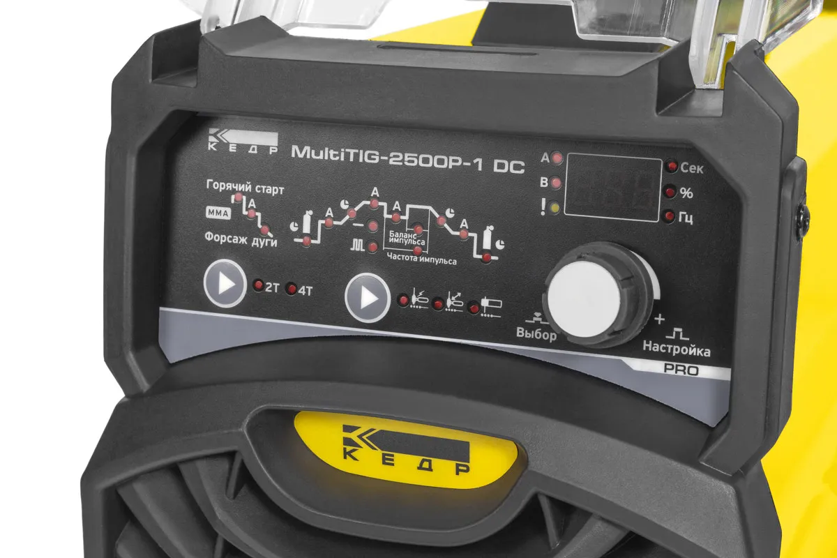 Аппарат аргонодуговой сварки КЕДР MultiTIG-2500P-1 DC (без горелки)