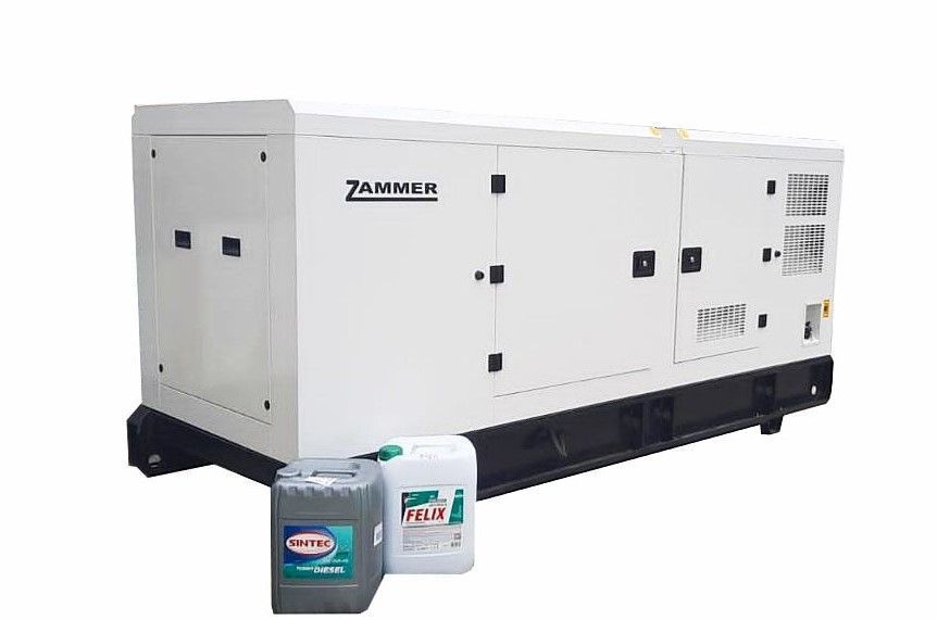 Дизельный генератор Zammer AD-30-Т400 в кожухе с выносным АВР