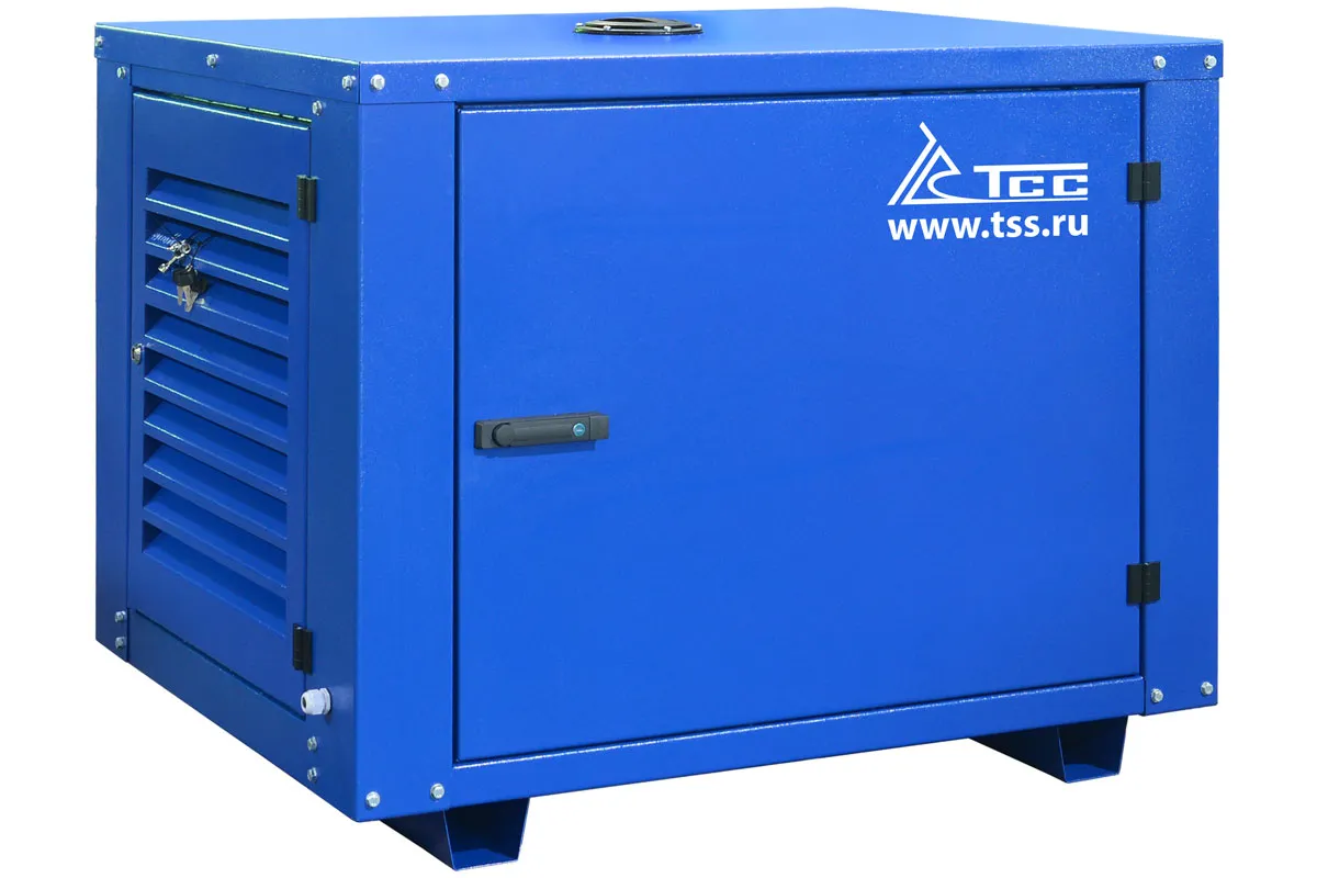 Бензиновый генератор TSS SGG 12000EH3LA в кожухе МК-2.1