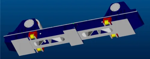 Настраиваимые сварочные роликовые вращатели HGK-5