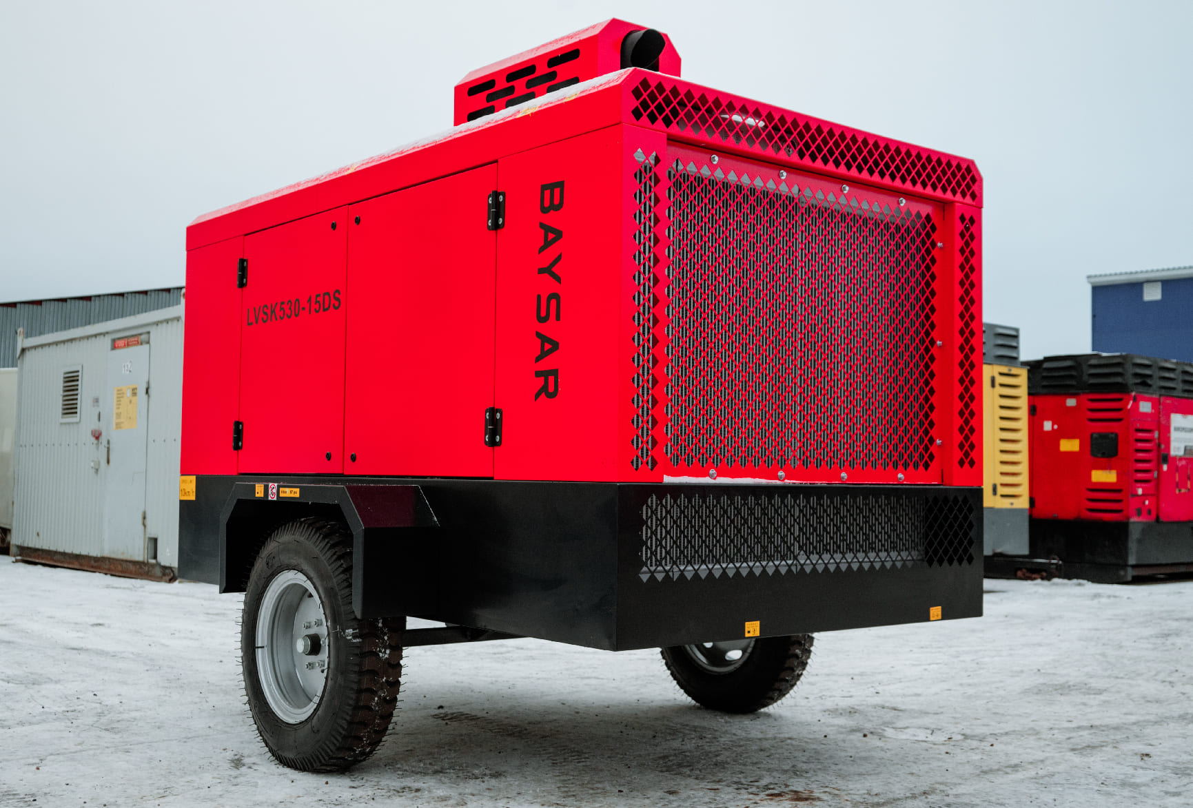 Дизельный компрессор BAYSAR LVSK 530-15DS