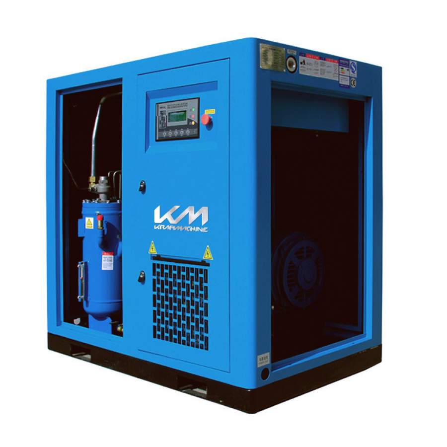 Винтовой электрический маслозаполненный компрессор KraftMachine КМ110-13пВ-ЧРП SUMA (IP 55)