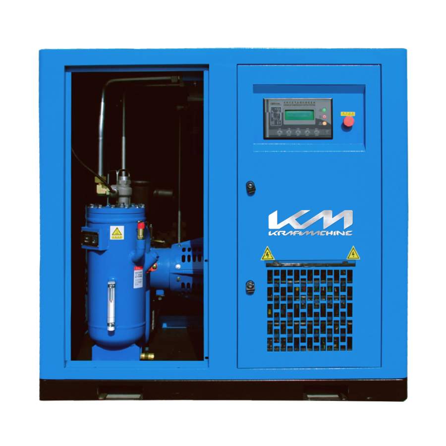 Винтовой электрический маслозаполненный компрессор KraftMachine КМ110-16пВ Jiangtian (IP 55)