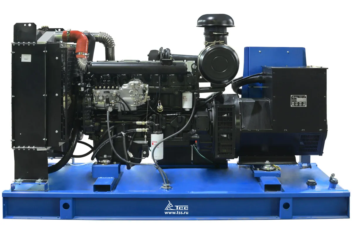 Дизельный генератор ТСС ЭД-150-Т400 с АВР в погодозащитном кожухе на прицепе