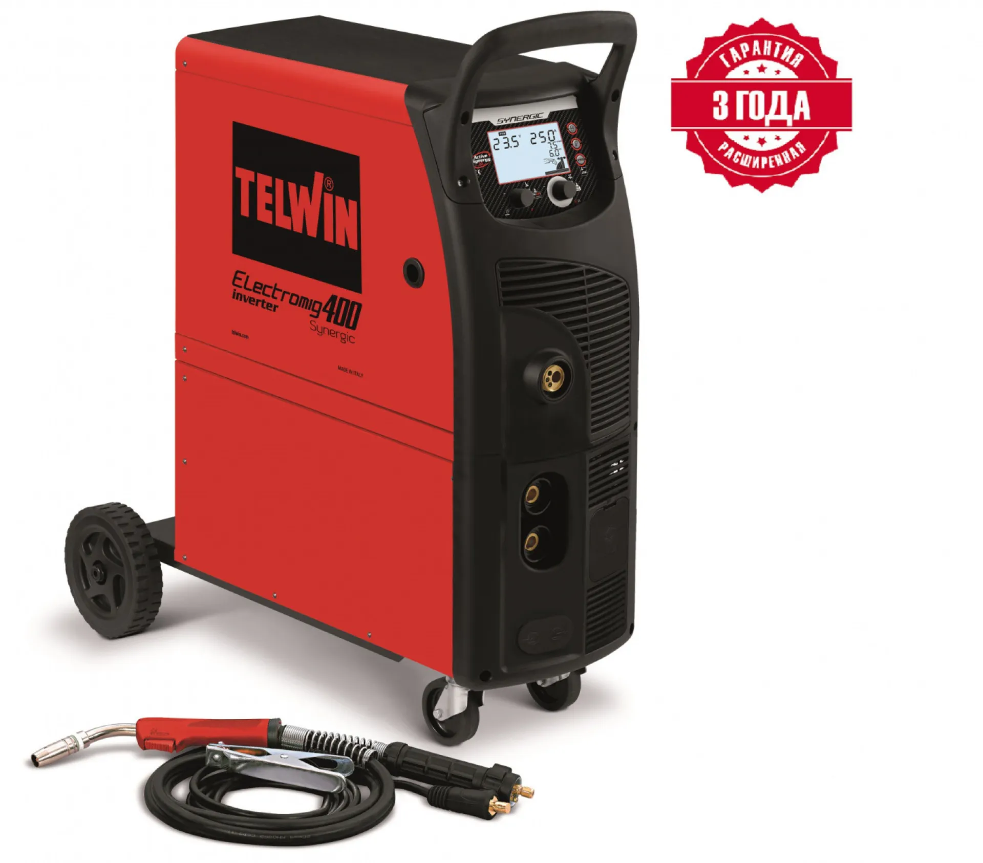 Сварочный полуавтомат TELWIN ELECTROMIG 400 SYNERGIC 400V