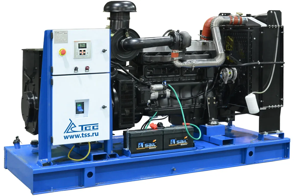 Дизельный генератор ТСС АД-150С-Т400 в погодозащитном кожухе с АВР