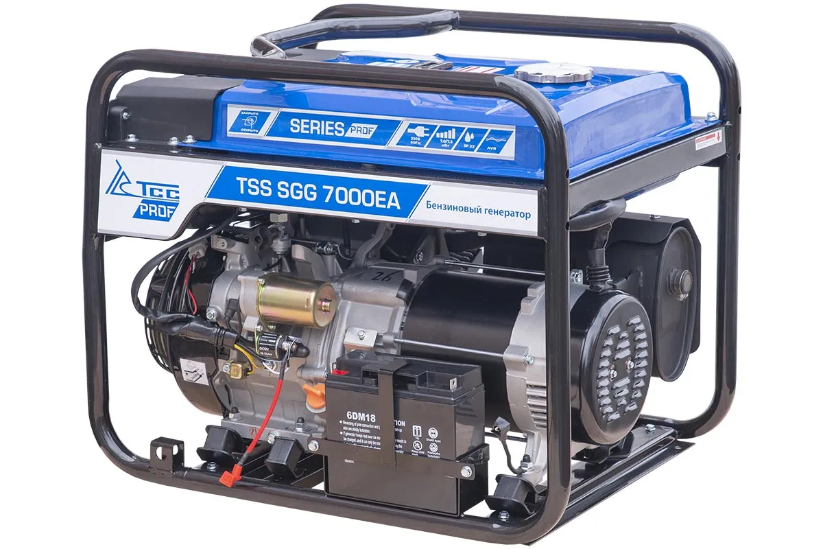 Бензиновый генератор TSS SGG 7000E3A с АВР