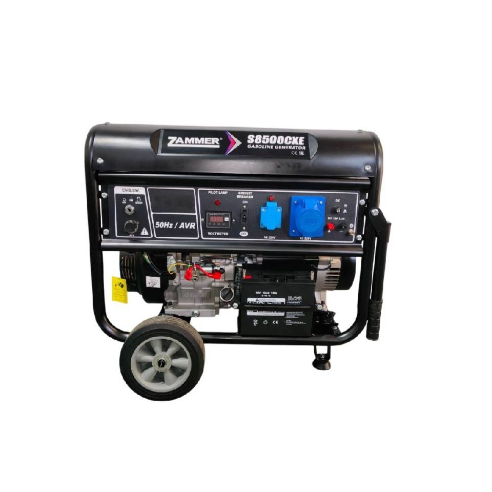 Бензиновый генератор Zammer S8500CXE