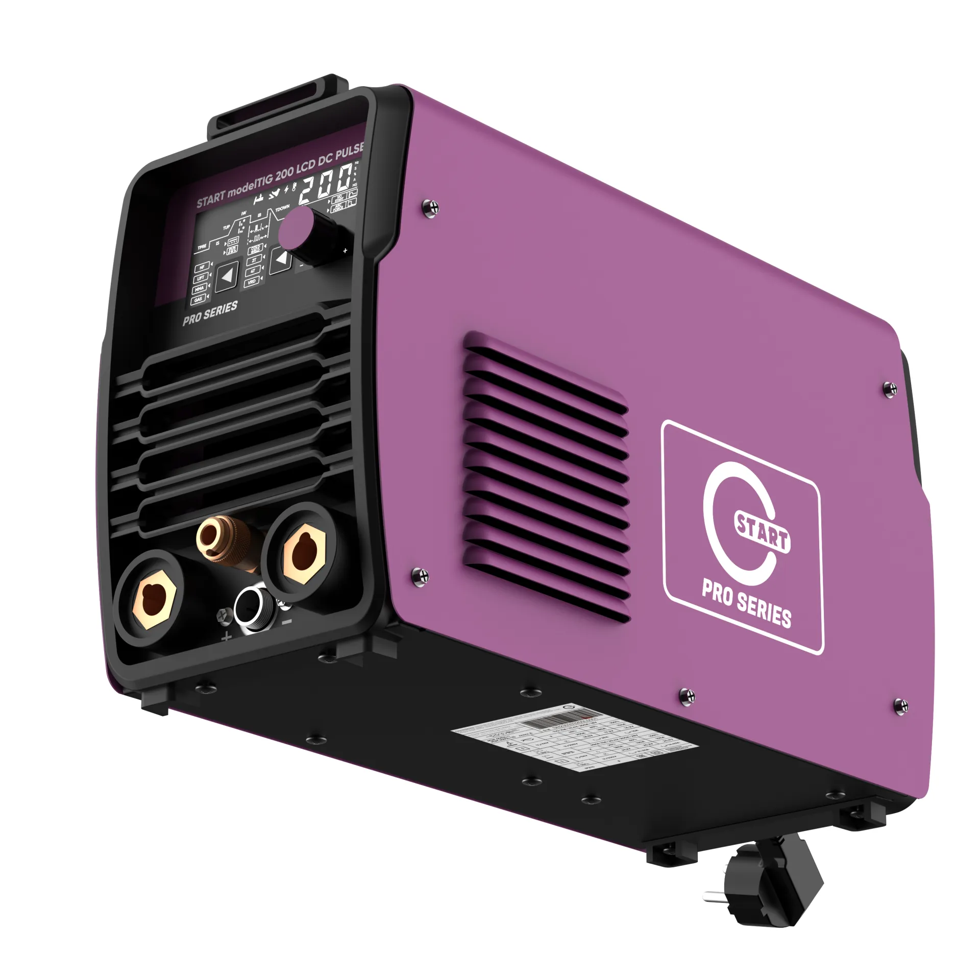 Установка аргонодуговой сварки START modelTIG 200 LCD DC PULSE 3W200PL