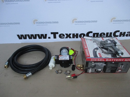 Продажа заправочного комплекта для дизельного топлива GESPASA DIESEL BATTERY KIT 12V для аварийной бригады АТП №5 в городе Самара