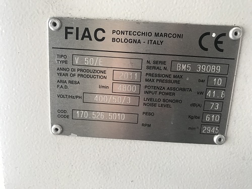 Подбор и продажа запчастей для компрессоров FIAC