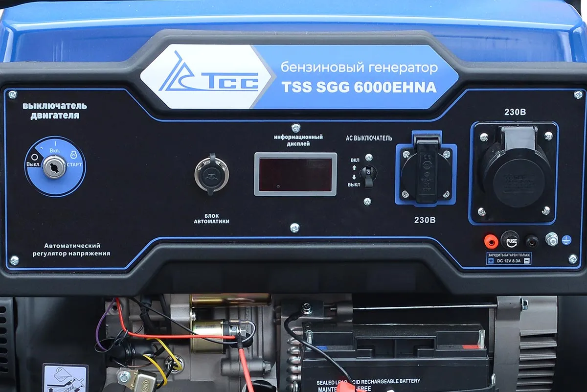 Бензиновый генератор TSS SGG 6000EHNA в кожухе МК-1.1