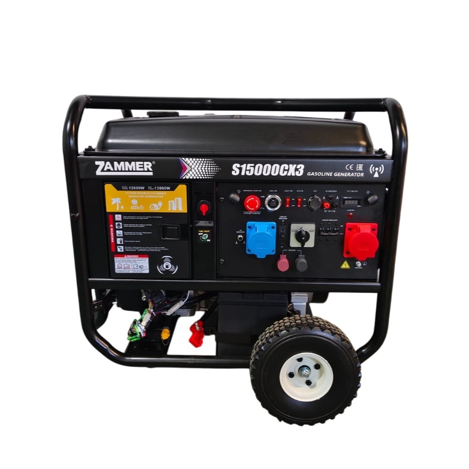 Бензиновый генератор Zammer S15000CX3