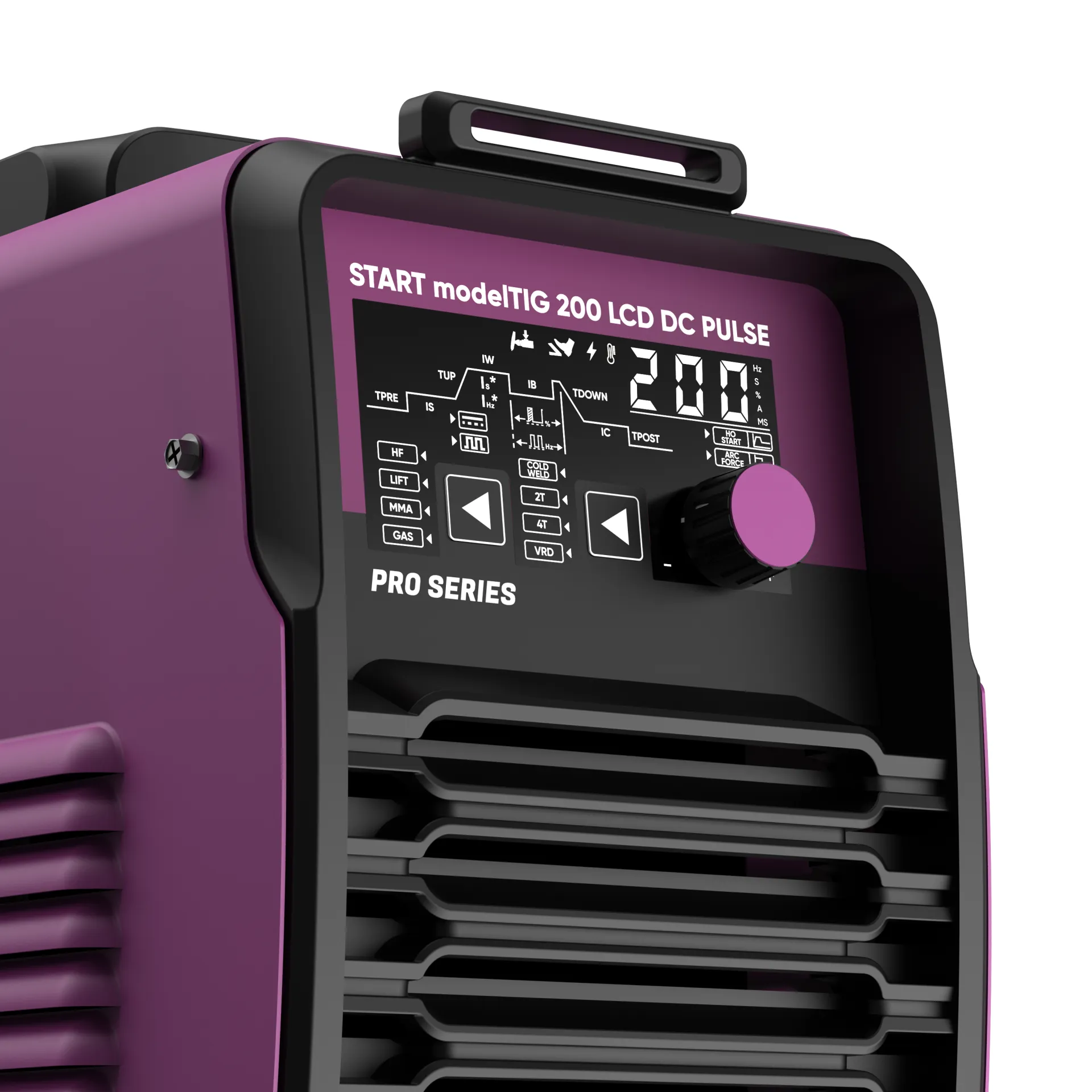 Установка аргонодуговой сварки START modelTIG 200 LCD DC PULSE 3W200PL