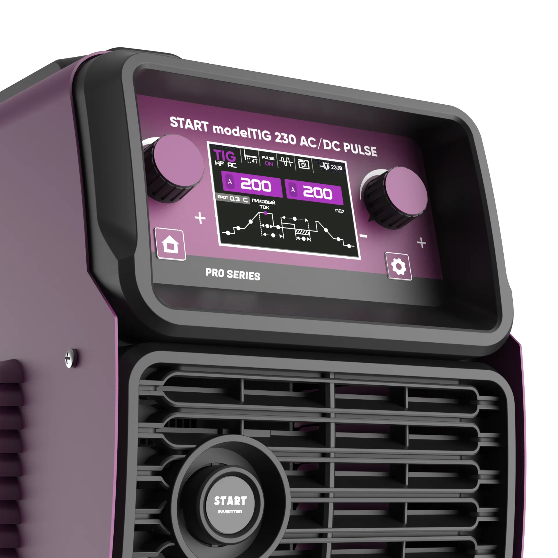 Установка аргонодуговой сварки START modelTIG 230 AC/DC PULSE 3W230AP