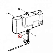 101302570 Топливный кран в сборе для MOSA MSG CHOPPER, MSG200S, MS200