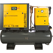 Компрессор винтовой с ресивером и осушителем ET SL 7,5-08-250 ES (IP55)
