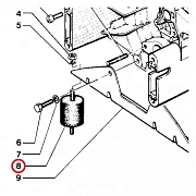 101091270 Подушка амортизационная для MOSA MSG CHOPPER, MSG200S, MS200