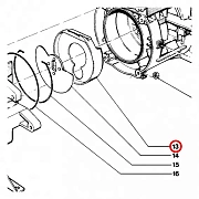 101042490 Проставка для MOSA MSG CHOPPER, MSG200S, MS200