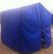 Палатка НОВАТОР-УНИВЕРСАЛ 2x2 м с тентом из огнеупорной ткани