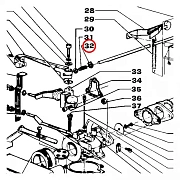 101252310 Шайба стопорная для MOSA MSG CHOPPER, MSG200S, MS200