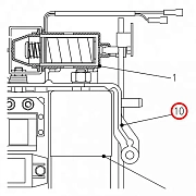 101045600 Соленоид (электромагнит) для MOSA MSG CHOPPER, MSG200S, MS200