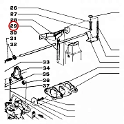 101044560 Пружина регулировки св.тока для MOSA MSG CHOPPER, MSG200S, MS200