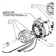 201503026 Статор MS 200 для MOSA MSG CHOPPER, MSG200S, MS200