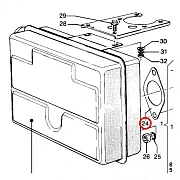 101044660 Прокладка глушителя для MOSA MSG CHOPPER, MSG200S, MS200