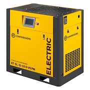 Винтовой компрессор без муфты с частотным регулированием производительности и двигателем на постоянных магнитах ET-Compressors SL 11-10 D VS PM (IP23)