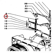 101043530 Пружина распорная для MOSA MSG CHOPPER, MSG200S, MS200