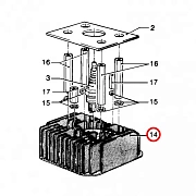 101041490 Головка цилиндра для MOSA MSG CHOPPER, MSG200S, MS200