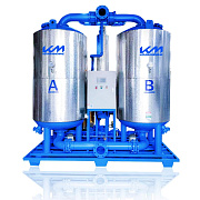 Адсорбционный осушитель горячей регенерации (точка росы -70 ℃) KraftMachine КМ-АДСГ-45