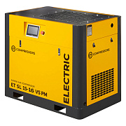 Компрессор с частотным регулированием производительности и двигателем на постоянных магнитах ET-Compressors SL 15-16 VS PM (IP55) Компрессор с частотным регулированием производительности и двигателем на постоянных магнитах ET-Compressors SL 15-16 VS PM (IP55)